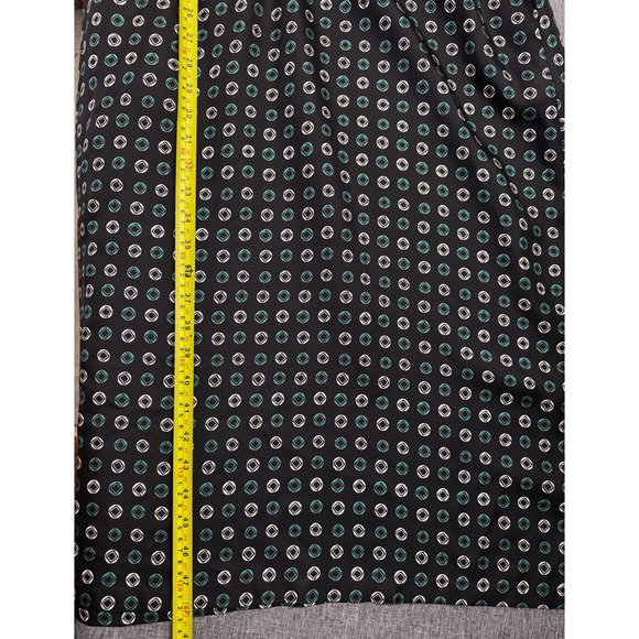 LAURA URBINATI Dress Geometric Print Silk Size 44 US8 - Picture 5 of 9